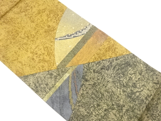 JAPANESE FUKURO OBI / WOVEN STRIPE & KANOKO PATTERN